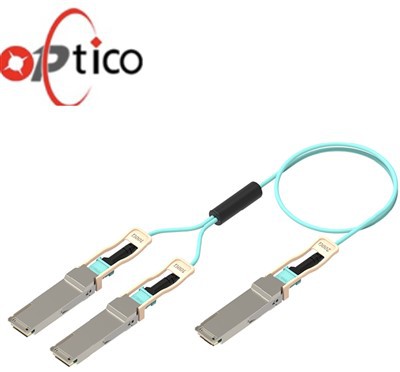 400G-OAOC-A2-xM 400G OSFP do 2xQSFP56 200G AOC